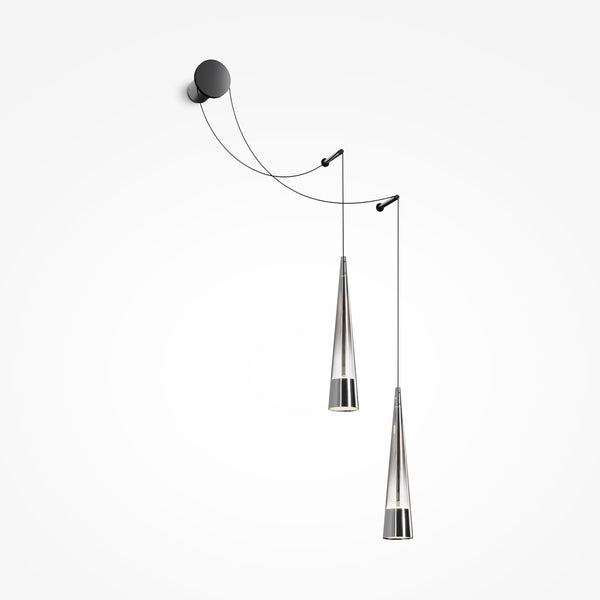 Sintesi Black Wall Lamp