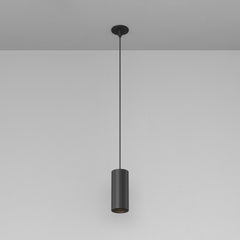 Black LED spotlight fixture