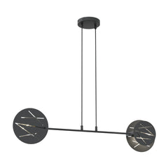 Xotic 2-light black pendant light