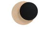 Circle black wall lamp, version B