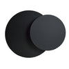 Circle 1-light black wall lamp