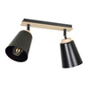Atlas 2-light spotlight black