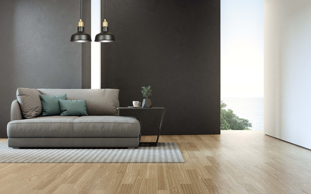 Ibor 2-light black pendant light