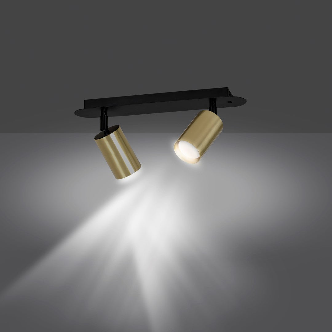 Zen 2-light spotlight black