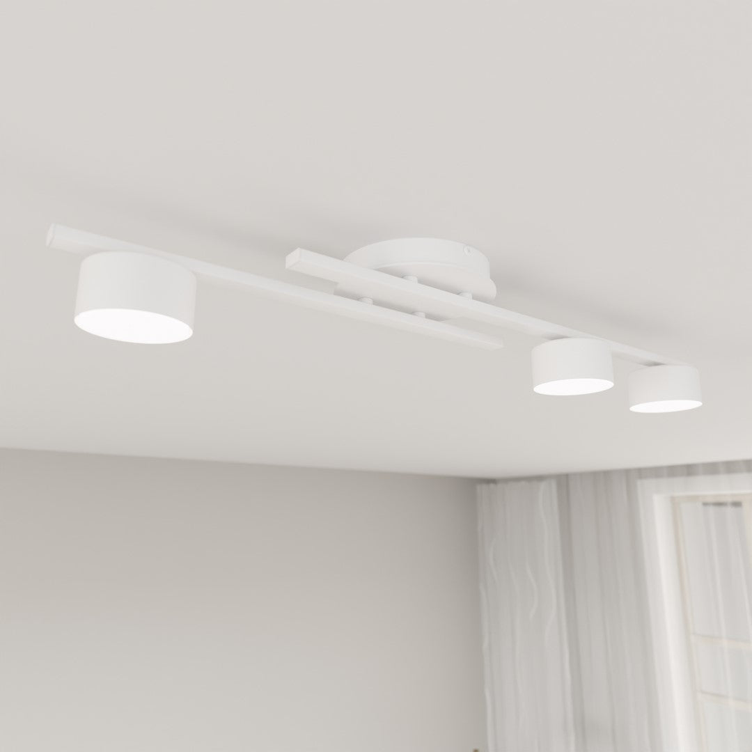 Fragment 3-light ceiling light white