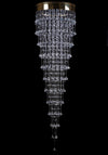Crystal spiral pendant light L449CE