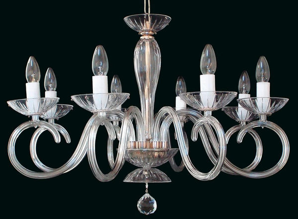 EL2248024 clear glass chandelier