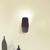 Applique murale LED Ashiya en aluminium, titane et noir brossé, hauteur 27 cm