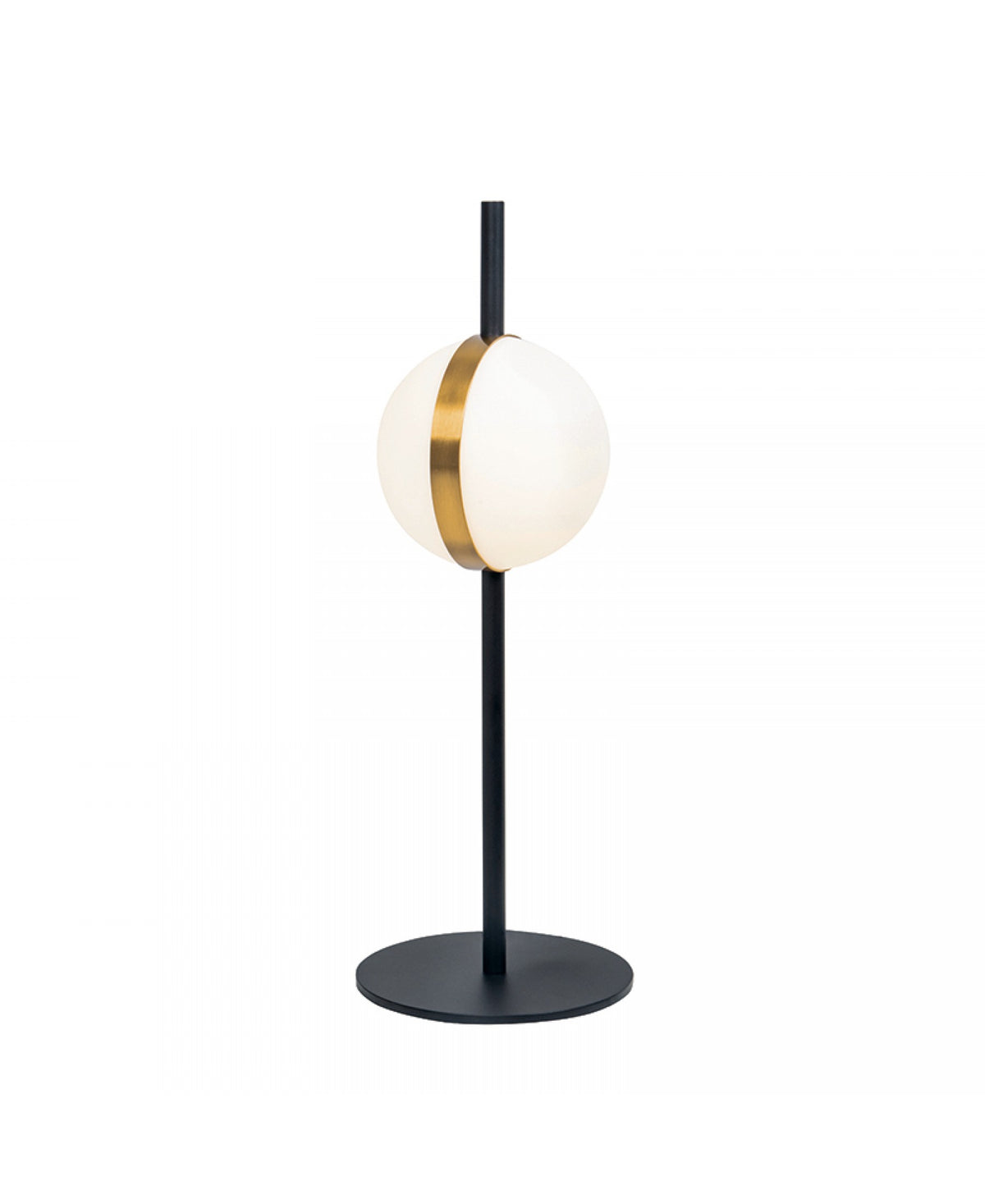 Lampe sur table ZAMBELIS D150 8W DESIGN Noir Mat 2004