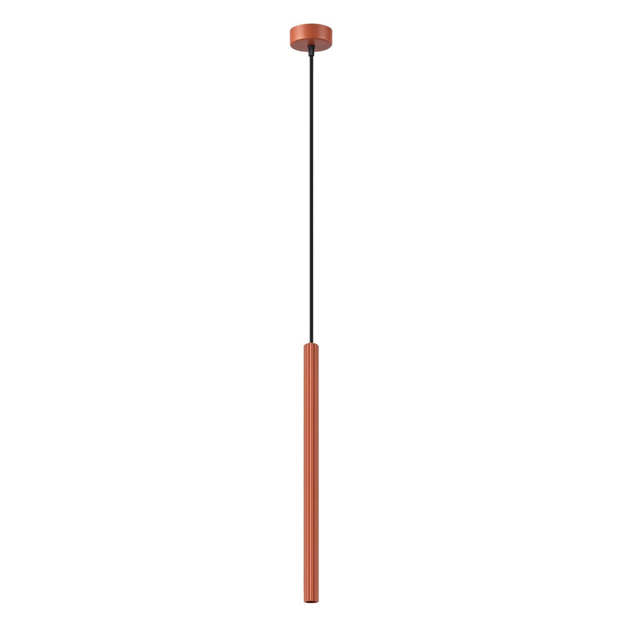 Lampe suspendue ARCHE 1 Ocre rouge