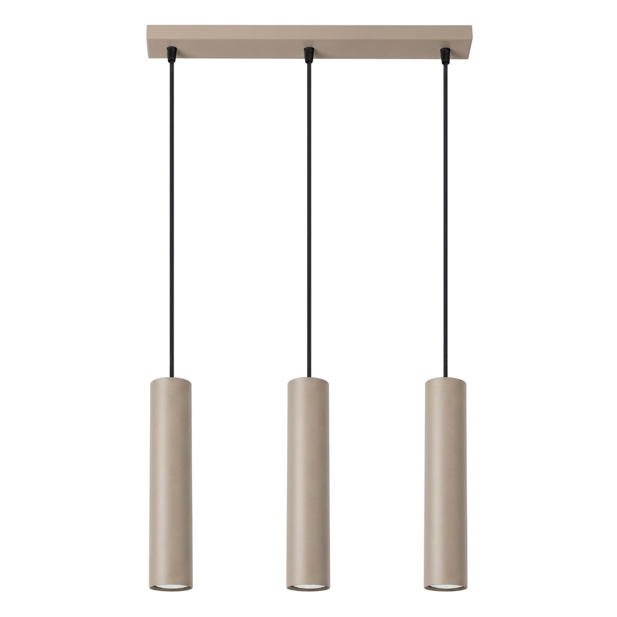 Lampe suspendue LAGOS 3L Taupe