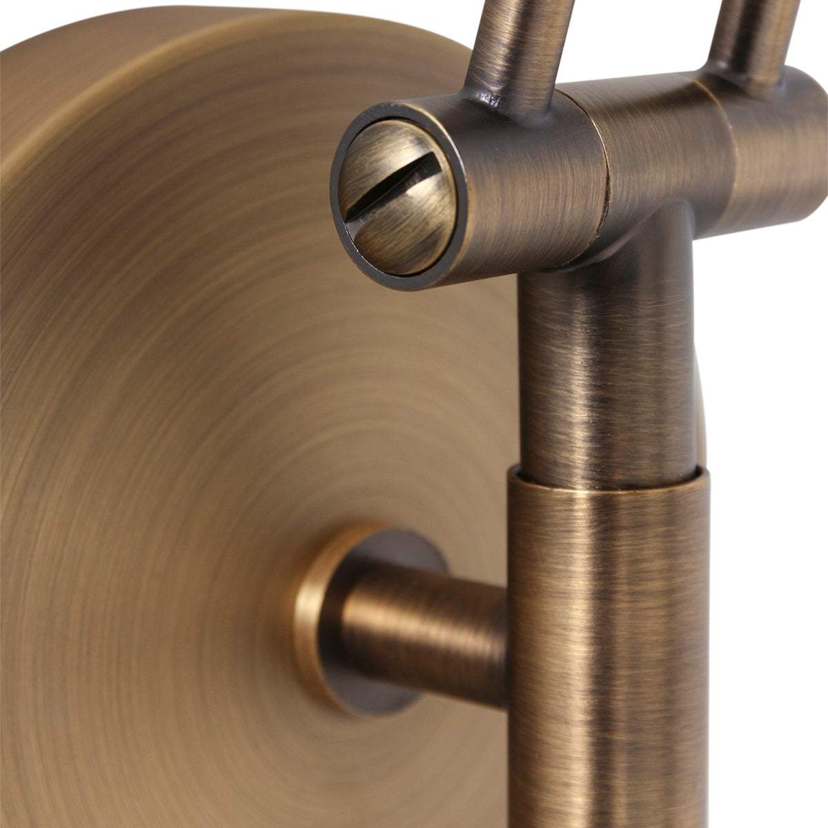 Bras articulé orientable en bronze de l'applique murale liseuse Zodiac – Designix.fr