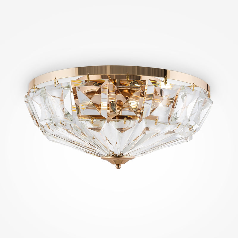 Facet Gold Ceiling Light