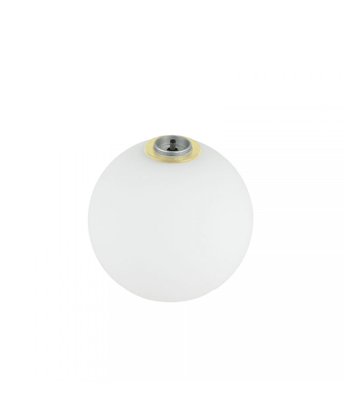Spot Terminal ZAMBELIS D160mm 5W LED DESIGN Verre Opalin Dore 22231-G1