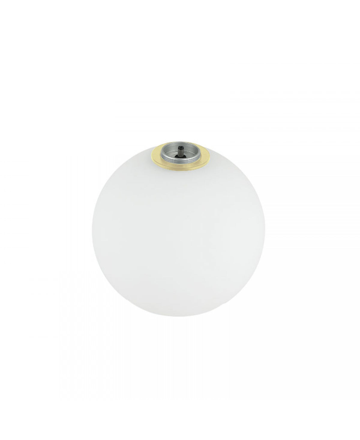 Spot Terminal ZAMBELIS D160mm 5W LED DESIGN Verre Opalin Dore 22231-G1