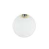 Spot Terminal ZAMBELIS D160mm 5W LED DESIGN Verre Opalin Dore 22231-G1