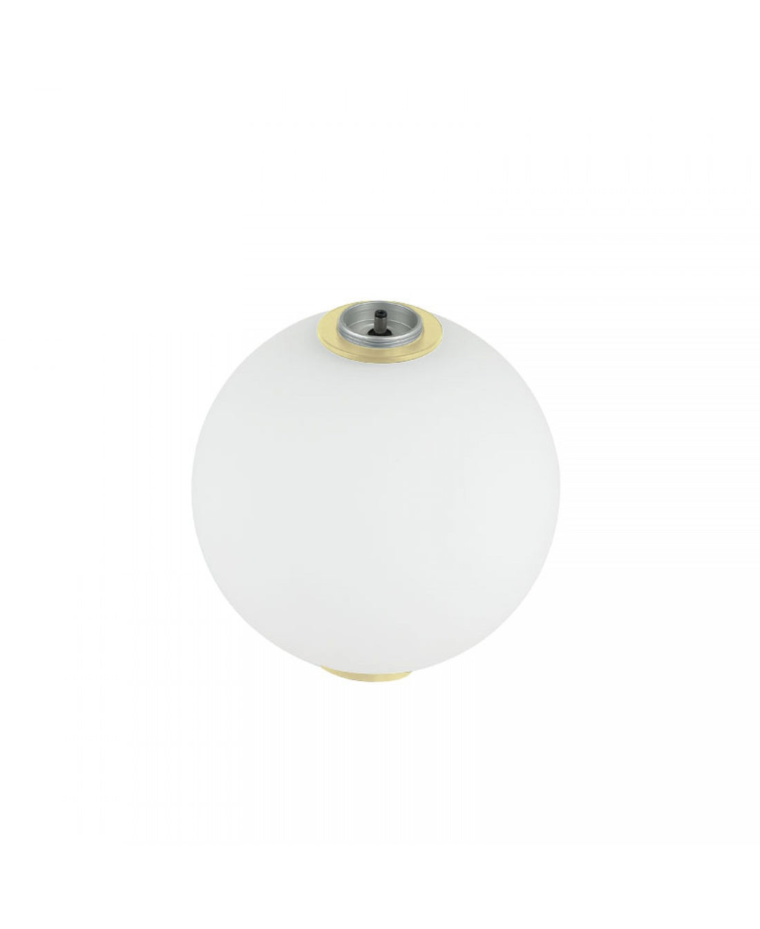 Spot Intermediaire ZAMBELIS D160mm 5W LED DESIGN Verre Opalin Dore 22232-G1