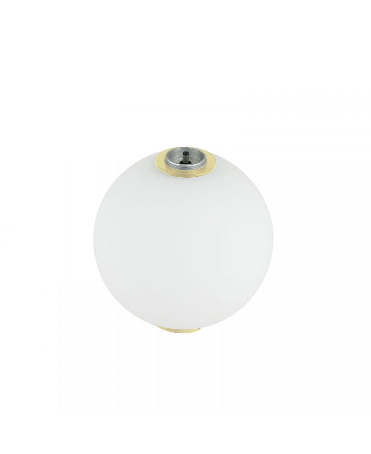 Spot Intermediaire ZAMBELIS D160mm 5W LED DESIGN Verre Opalin Dore 22232-G1