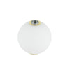 Spot Intermediaire ZAMBELIS D160mm 5W LED DESIGN Verre Opalin Dore 22232-G1