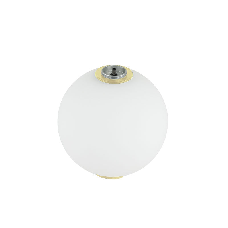 Spot Intermediaire ZAMBELIS D160mm 5W LED DESIGN Verre Opalin Dore 22232-G1
