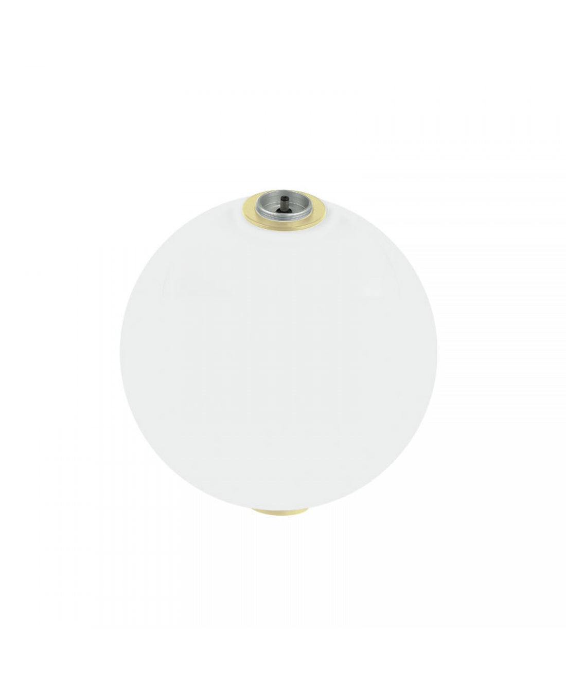 Spot Intermediaire ZAMBELIS D250mm 7W LED DESIGN Verre Opalin Dore 22233-G1