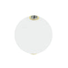 Spot Intermediaire ZAMBELIS D250mm 7W LED DESIGN Verre Opalin Dore 22233-G1