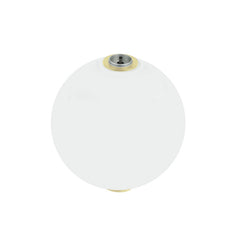 Spot Intermediaire ZAMBELIS D250mm 7W LED DESIGN Verre Opalin Dore 22233-G1