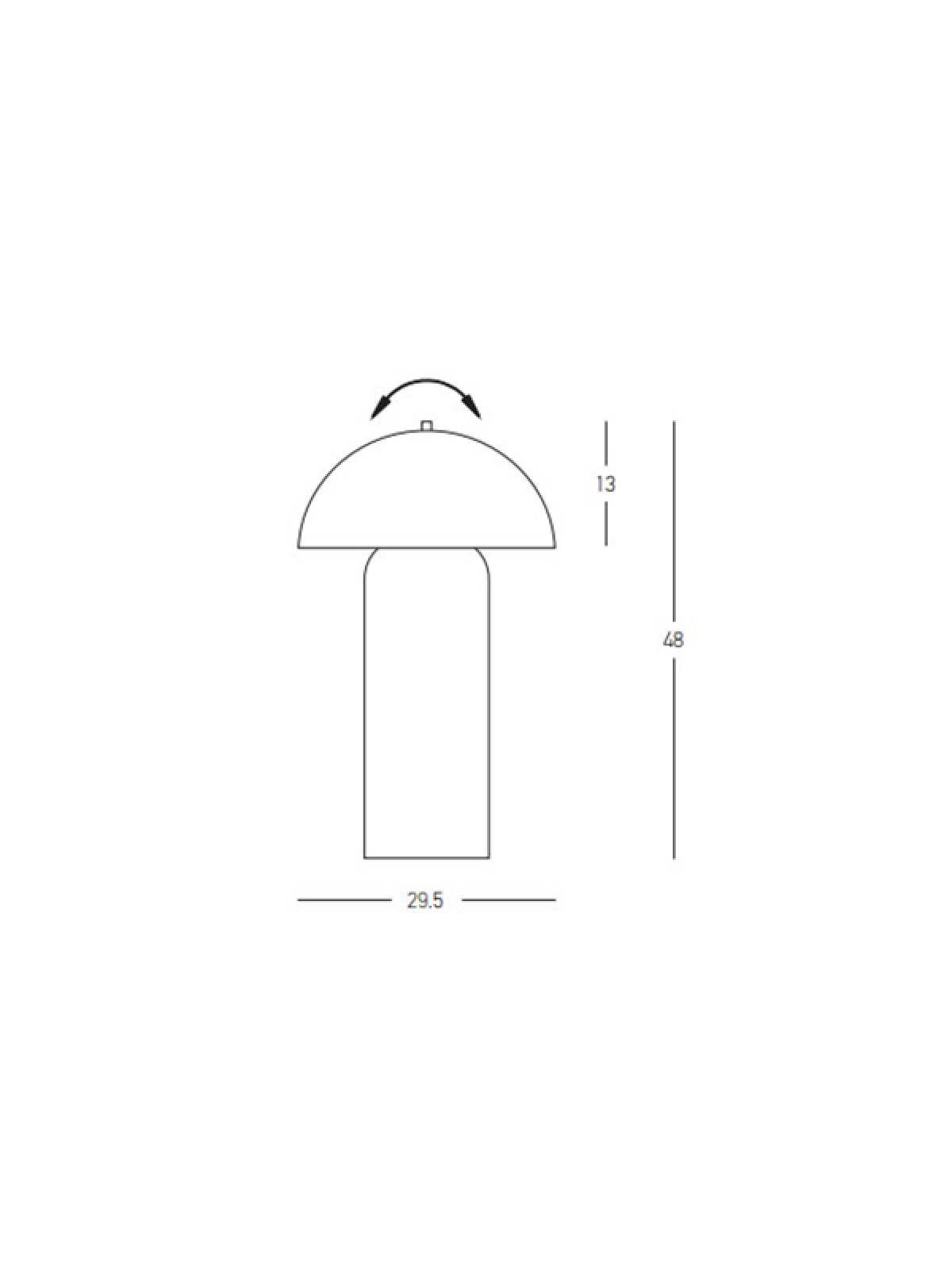 Lampe sur Table ZAMBELIS 2xE27 40W DESIGN Blanc 23007