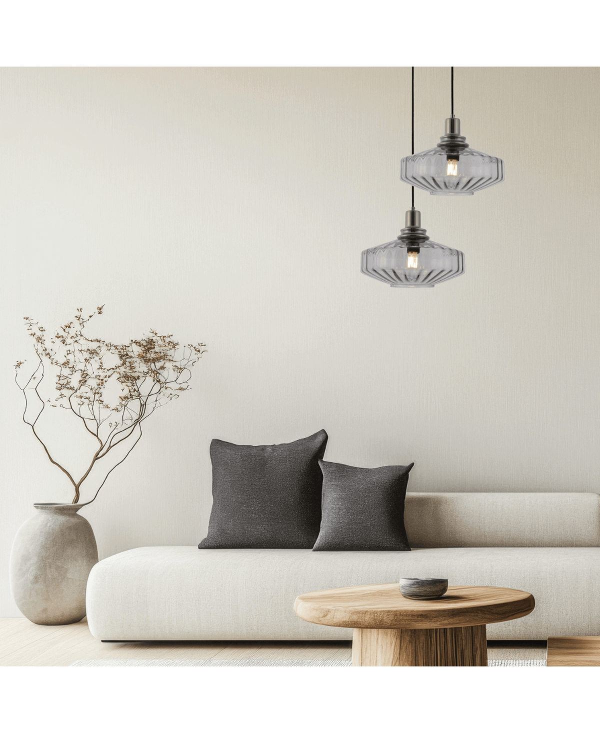 Suspension ZAMBELIS D280 E27 DESIGN Gris fonce Sans Source 23012
