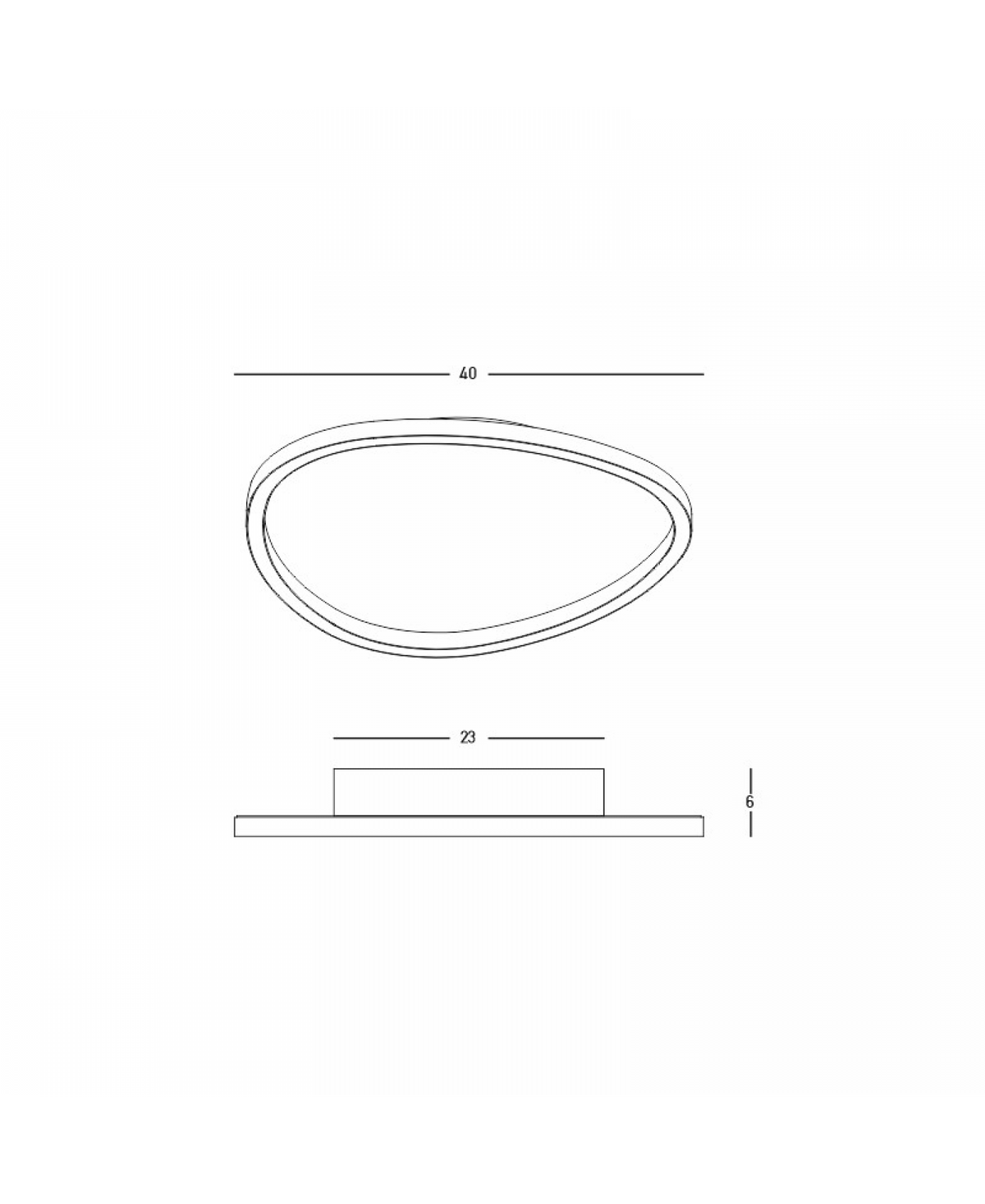 Plafonnier ZAMBELIS 29W Dimmable DESIGN Or Mat 23207