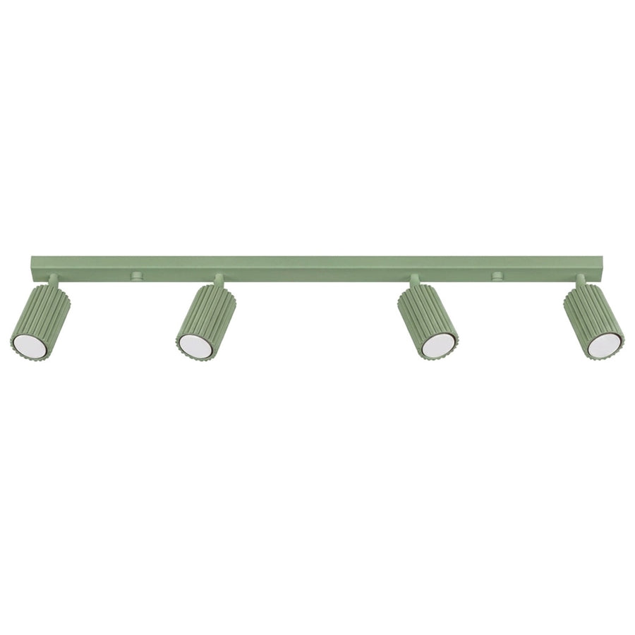 Plafonnier KARBON 4L brun Sauge