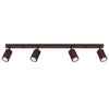 KARBON 4L brown ceiling light