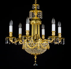 L363CE brass chandelier