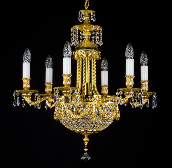 L363CE brass chandelier