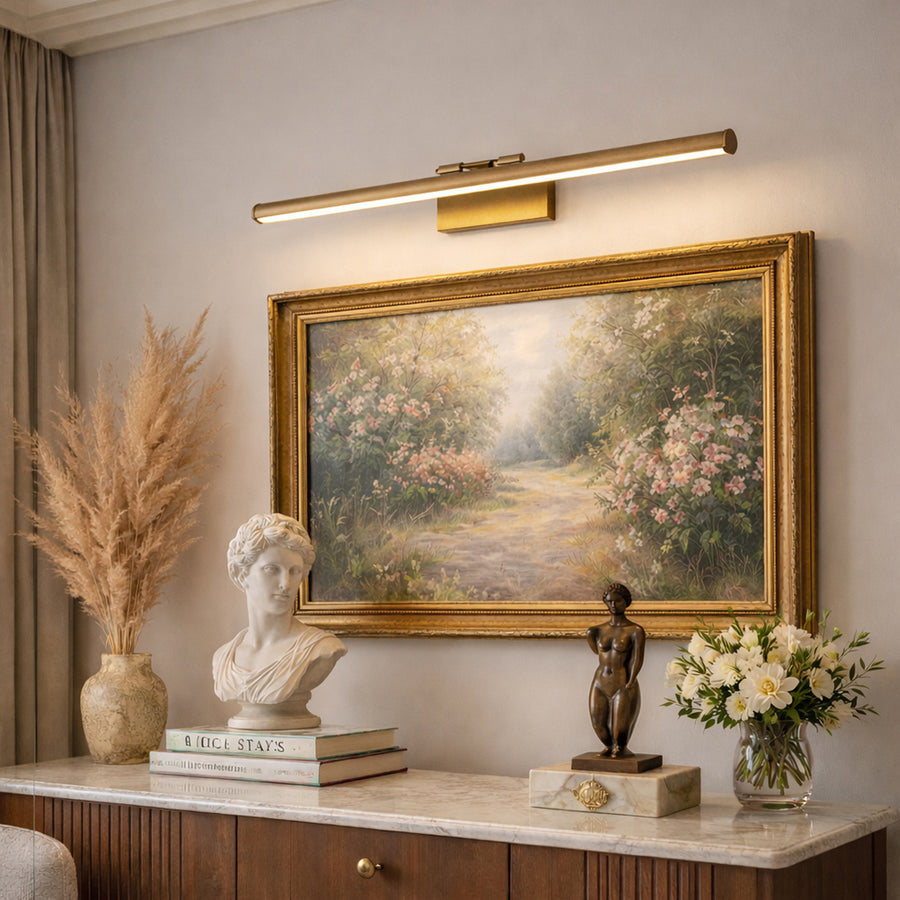 Détail du diffuseur LED de l'applique pour tableau
