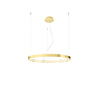 RIO 78 chandelier, polished gold, LED 3000K
