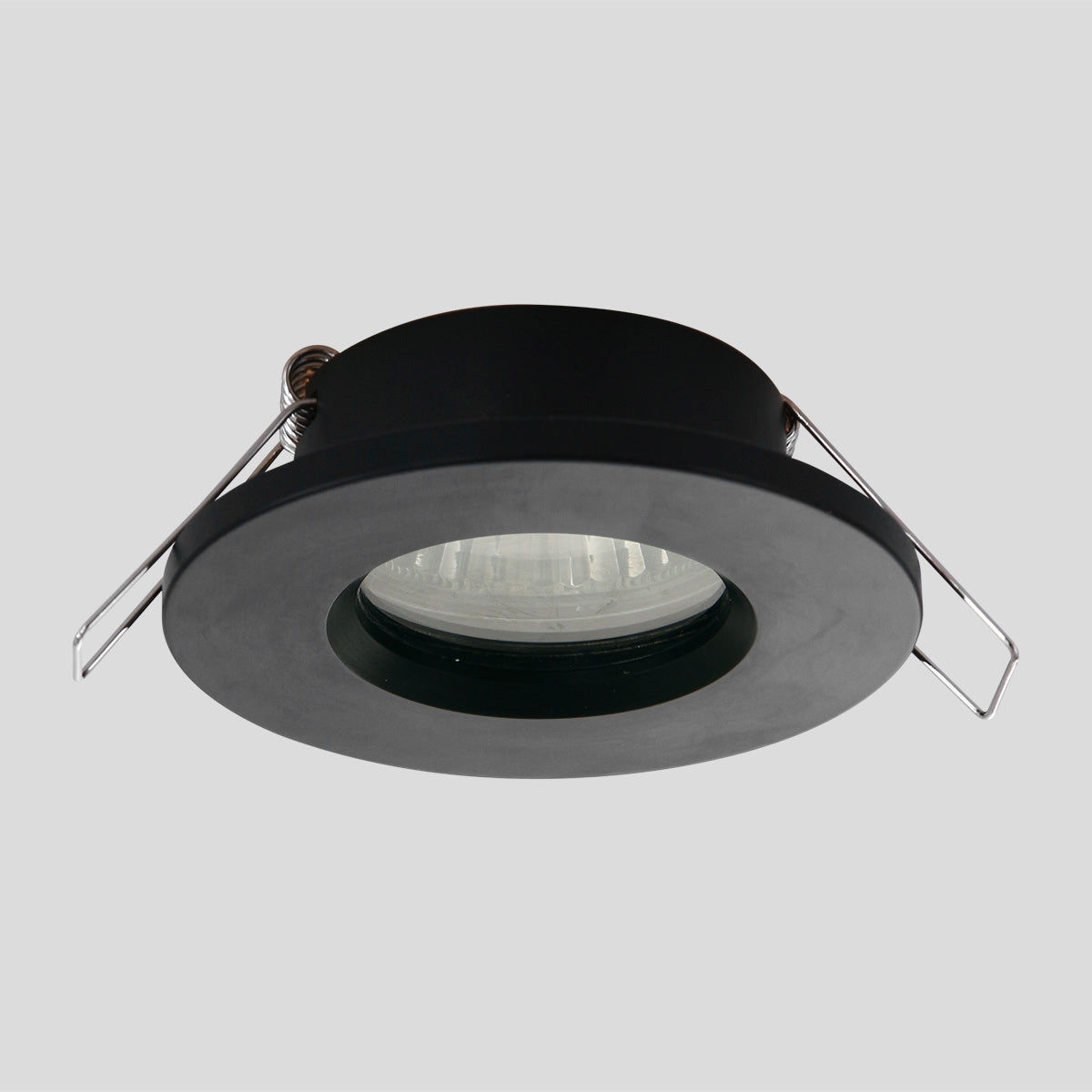 Pélite Black Recessed Spotlight IP44