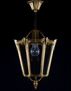 Brass chandelier L382