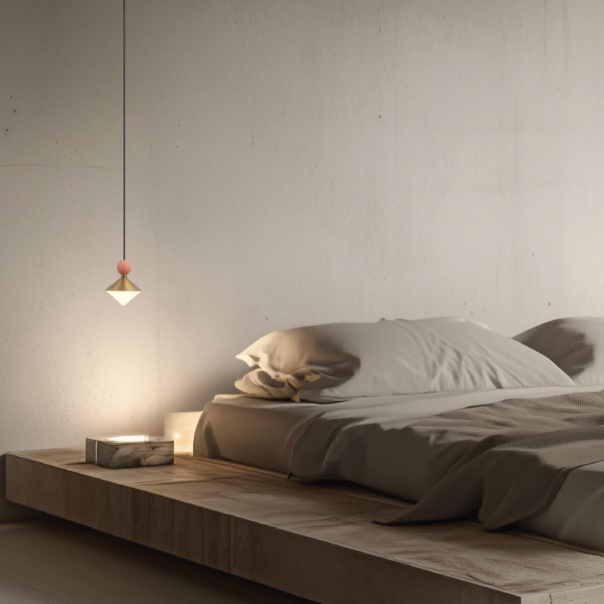 Suspension ZAMBELIS D140 8W Dimmable DESIGN Laiton et Terracotta 25100