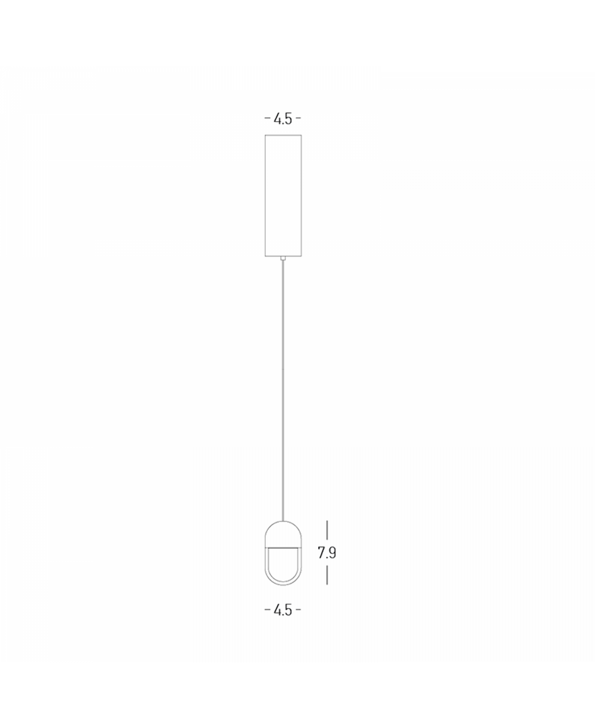 Suspension ZAMBELIS D45 7W Dimmable DESIGN Blanc Sable 25139