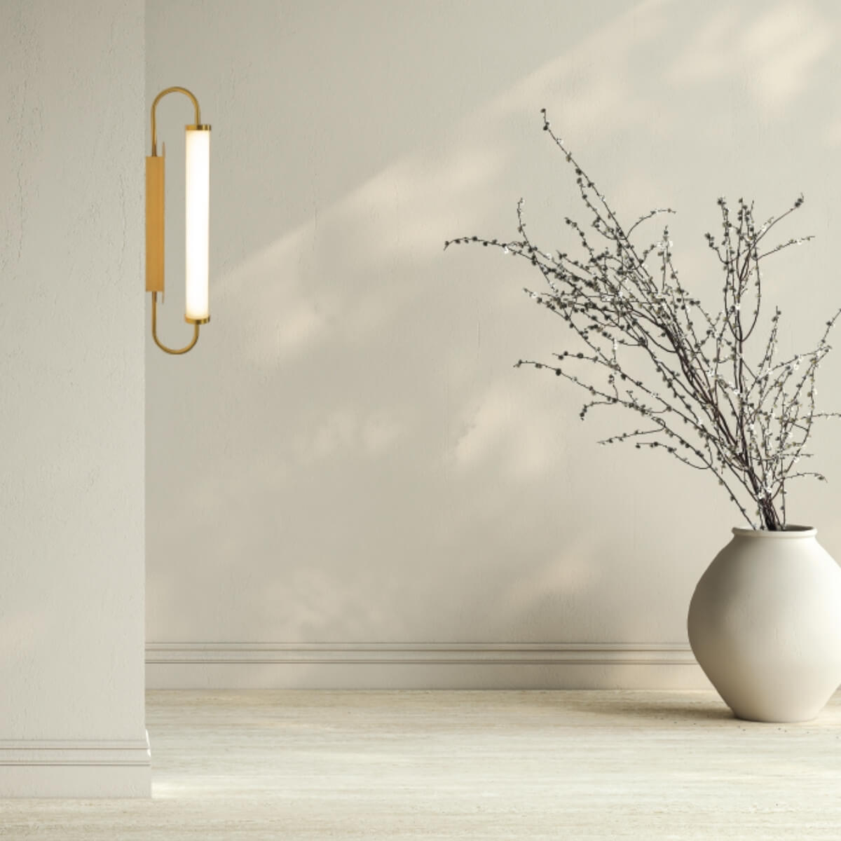 Applique Murale ZAMBELIS 10W Dimmable DESIGN Laiton Brosse 25152