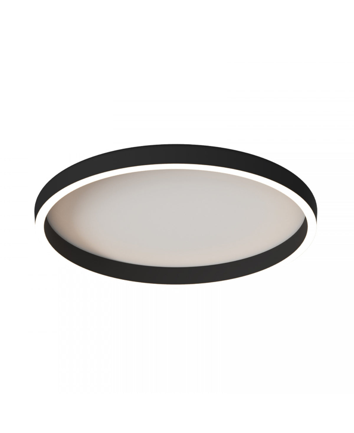Plafonnier ZAMBELIS D590 41W CCT Dimmable DESIGN Noir Brosse 25167