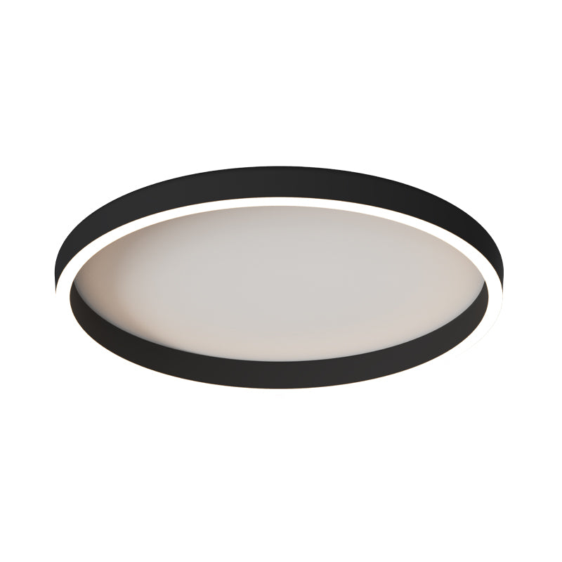 Plafonnier ZAMBELIS D590 41W CCT Dimmable DESIGN Noir Brosse 25167