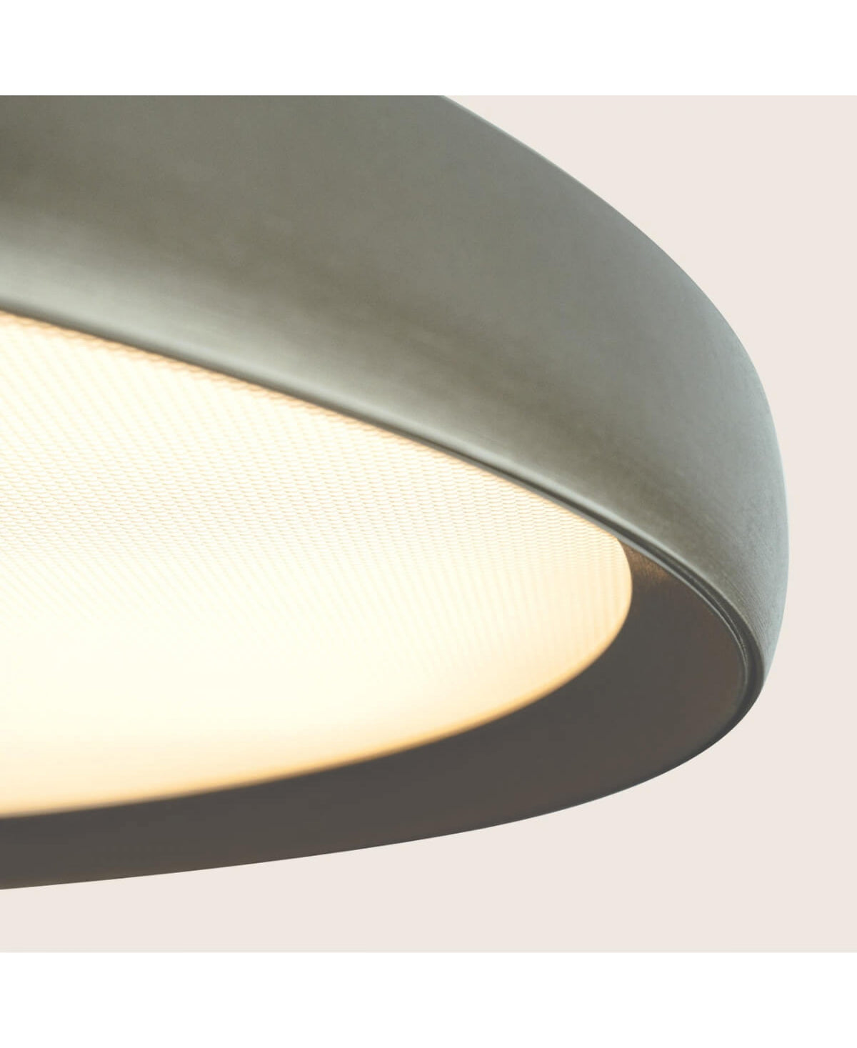 Plafonnier ZAMBELIS D400 20W CCT Dimmable DESIGN Gris Brosse 25187