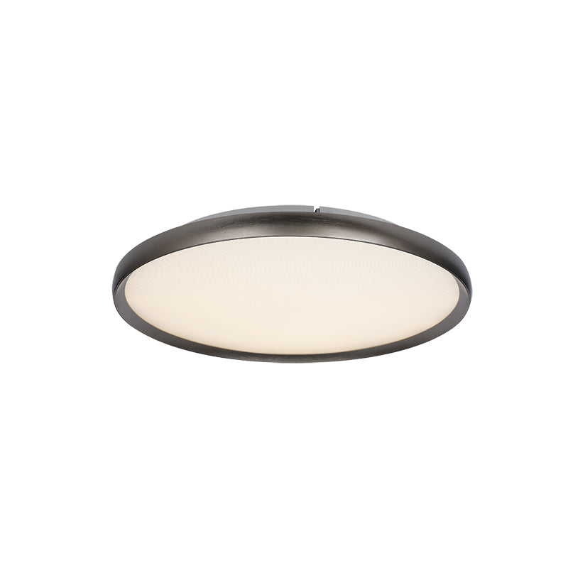 Plafonnier ZAMBELIS D400 20W CCT Dimmable DESIGN Gris Brosse 25187