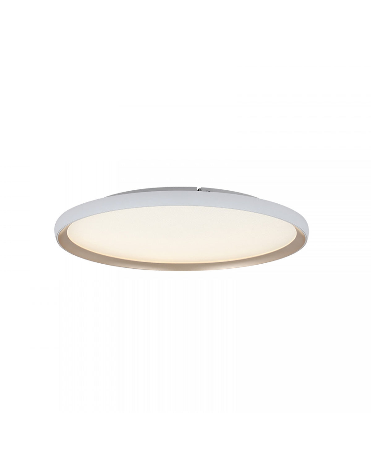 Plafonnier ZAMBELIS D600 42W CCT Dimmable DESIGN Blanc Mat et Or 25188