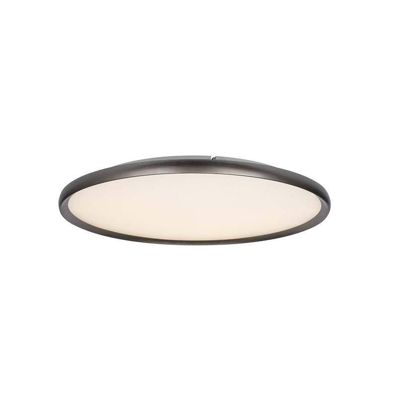 Plafonnier ZAMBELIS D600 42W CCT Dimmable DESIGN Gris Brosse 25190