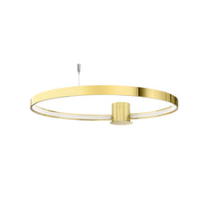 RIO 78 polished gold LED ceiling light 3000K