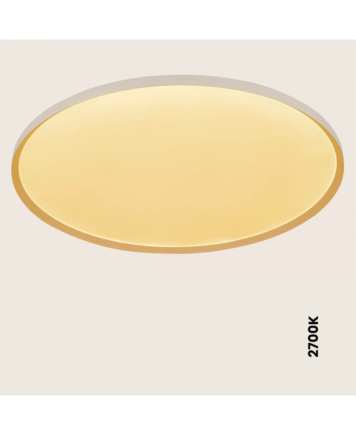 Plafonnier ZAMBELIS D850 84W CCT Dimmable DESIGN Blanc Sable 25202