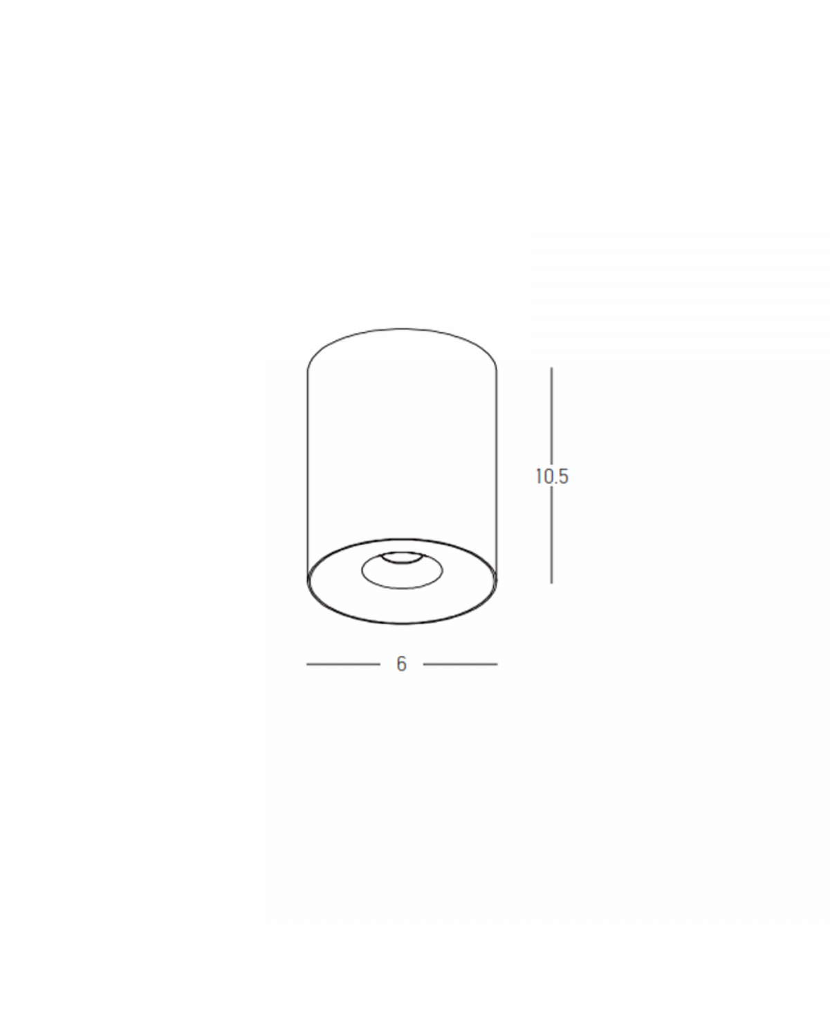Spot Plafond ZAMBELIS 10W IP54 DESIGN Noir Mat 25295